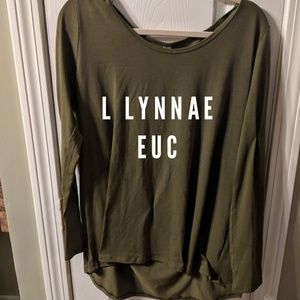 EUC Large Lynnae Long Sleeve T Lularoe